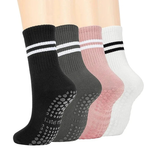 4pairs Yoga anti-slip socks