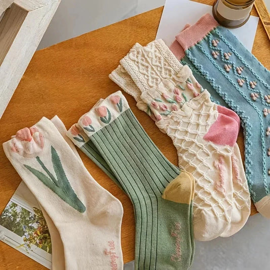4pairs Yoga anti-slip socks